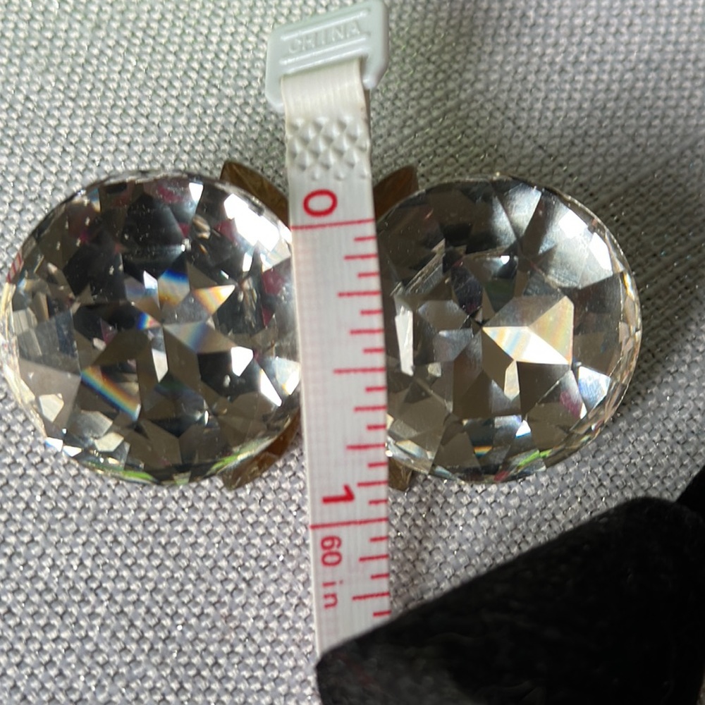 Vintage crystal butterfly pin. Signed joni - Picture 8 of 8